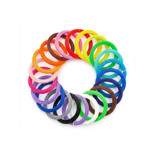 3D프린터 3D펜 필라멘트 PLA 1.75mm 5m X 30색, 단품, 단품