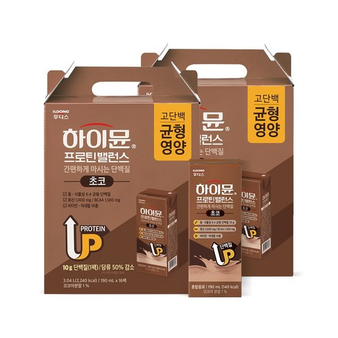 하이뮨 프로틴 밸런스 음료 초코 190ml, 32개 솔직 후기 | 실사용자 리뷰 분석 - 상품 이미지 2