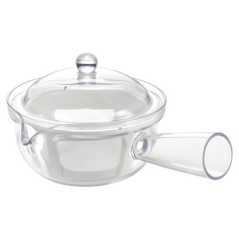 아케보노 폴리에스터 메쉬 티포트 사이드 핸들 타입, 클리어, 1개, 260ml