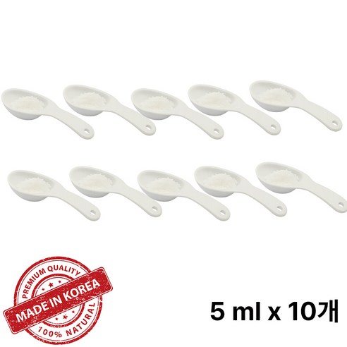 국산 계량스푼 5ml, 10개