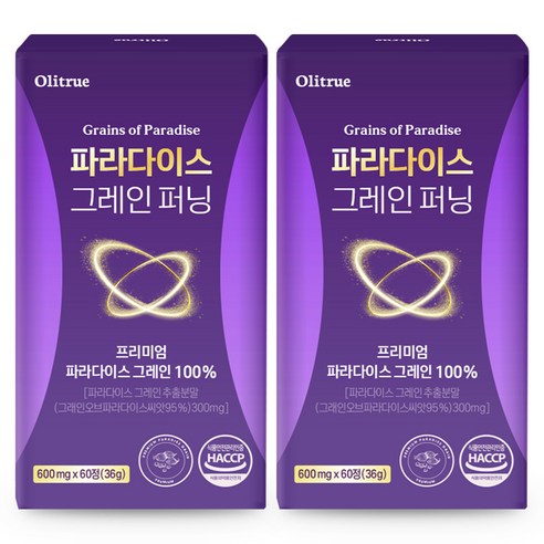 [정품] 파라다이스 그레인 퍼닝, 2개, 60정