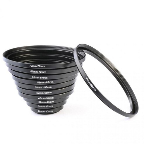 K&F Concept 필터 교환 업링 67mm - 77mm / 스텝업링 67-77 / 렌즈구경 67mm 에 77mm 필터 장착용 필터교환링
