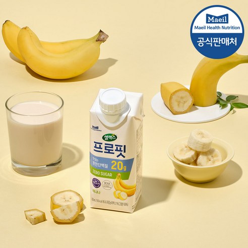 셀렉스 프로핏 (모카초콜릿 3팩+밀크바닐라 3팩+바나나 3팩+딸기초코3팩) 이미지 4