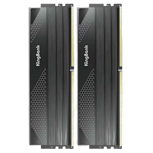 킹뱅크 스타 블레이드 DDR5 하이닉스 A다이 6800MHz CL32 데스크톱용 램 16GB 블랙 2개입, 1개