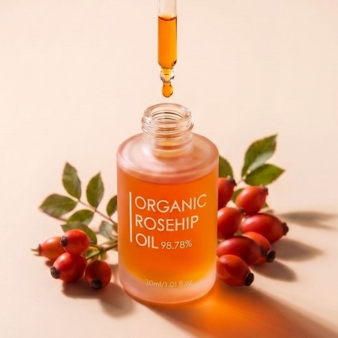 유기농 로즈힙 오일 페이스오일 비정제 비누원 30ml 이미지 3