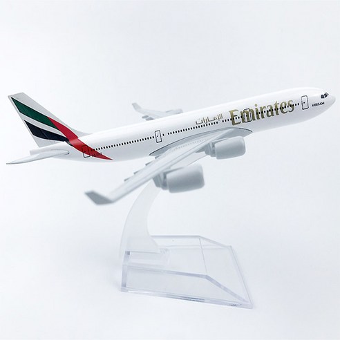 1:400 세계 모형비행기 항공기 에어버스 A380 A320 A350 외 16cm, 16_340_에미레이트항공, 1개