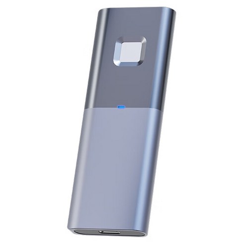 레노버 씽크북 TU800 스마트 지문인식 외장 SSD, 실버, 1TB