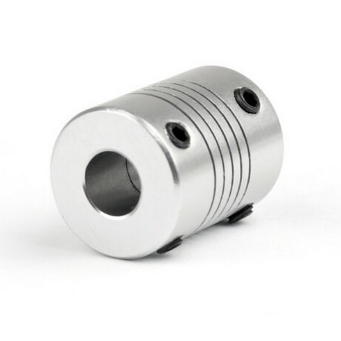 모터 커플러 5x5mm - 3D프린터 커플링 - 스테퍼모터 직결용 알루미늄 카플링, 1개