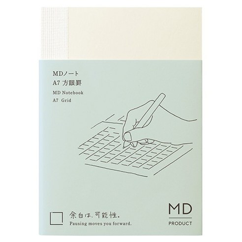 미도리 MD 프로덕트 A7 노트, 격자 A, 1개
