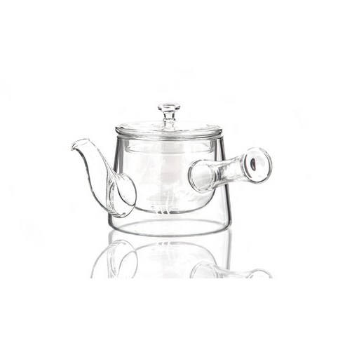 북대사글라스 티포트 300ml HR315 횡파형 1인용 찻주전자, 1개