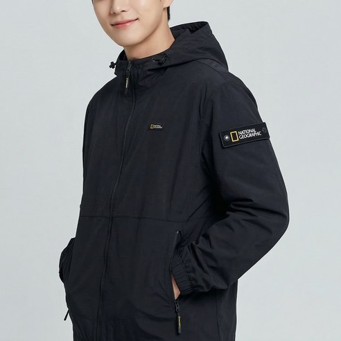 내셔널지오그래픽 경량 바람막이 SS 아델리 LF 에델로 WD 자켓 + 다용도 가방