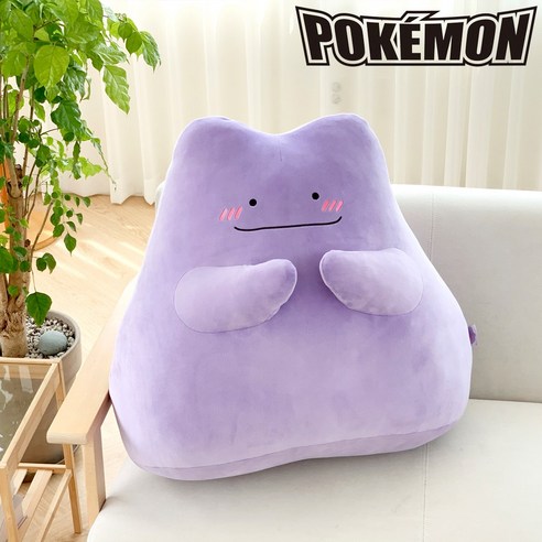 포켓몬스터 메타몽 점보 70cm 초 대형 포켓몬 캐릭터 귀여운 애착 동물 인형