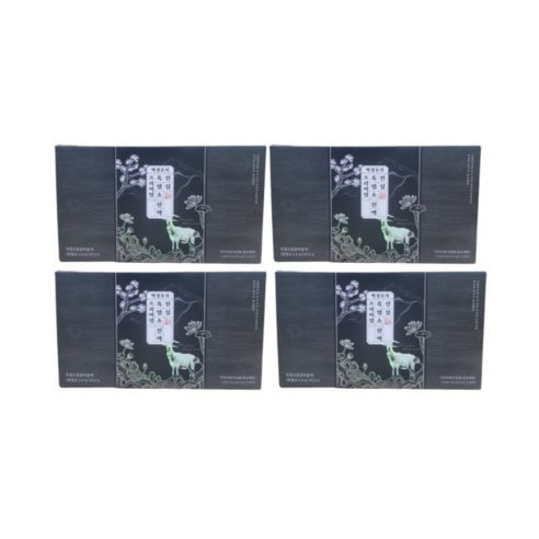 프리미엄 박경호 진심 흑염소 진액 30포 4개, 1.8L, 4박스