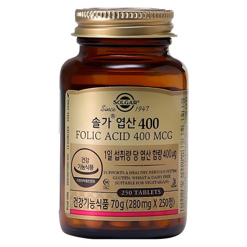 솔가 엽산 400 250정, 1개 맛있게 먹은 솔직 후기 - 상품 이미지 1