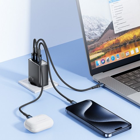 Toocki GaN PPS 67W 3포트 접지형 디스플레이 초고속 멀티충... 개봉기 | 실사용 후기 - 상품 이미지 2