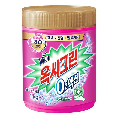 오투액션 분말형 표백제, 1kg, 1개입, 1개 1kg, 1개입, 1개