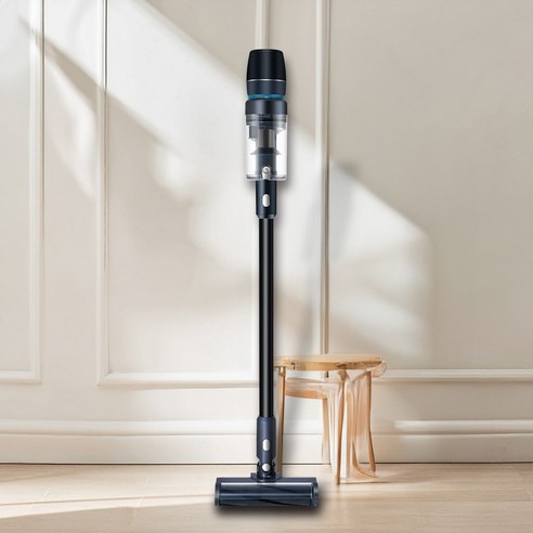 최신형 차이슨 무선 청소기 BLDC V50 후기 분석 - 헤드 라이트 작동 모습