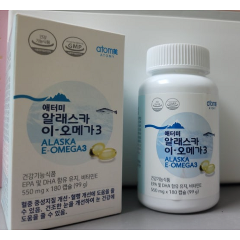 애터미 알래스카 이 오메가3 180정, 1개 솔직 후기 | 실사용자 리뷰 분석 - 상품 이미지 1