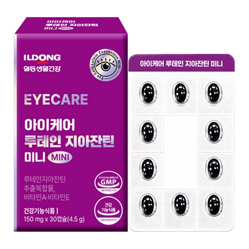 일동생활건강 아이케어 루테인 지아잔틴 미니, 1개, 30정