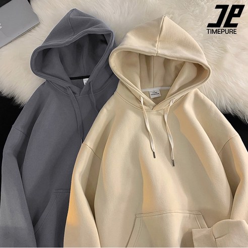 압도적인 가성비! 1+1 루즈핏 후드 스웨트셔츠로 봄, 가을 스타일 완성