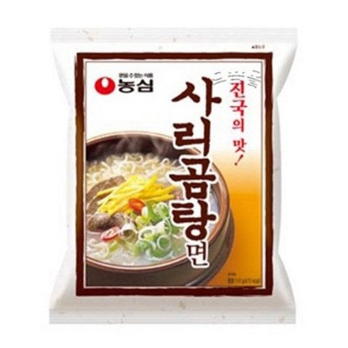 농심 사리곰탕면 110g, 15개 15개