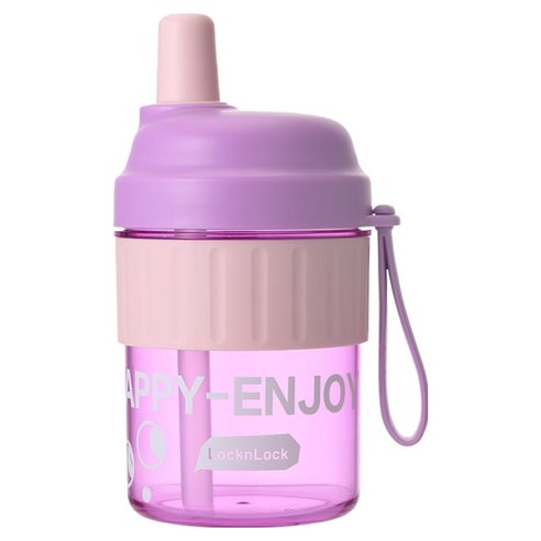 락앤락 컬러풀 빨대컵 600ml HAP535BLUFU, 1개, 퍼플