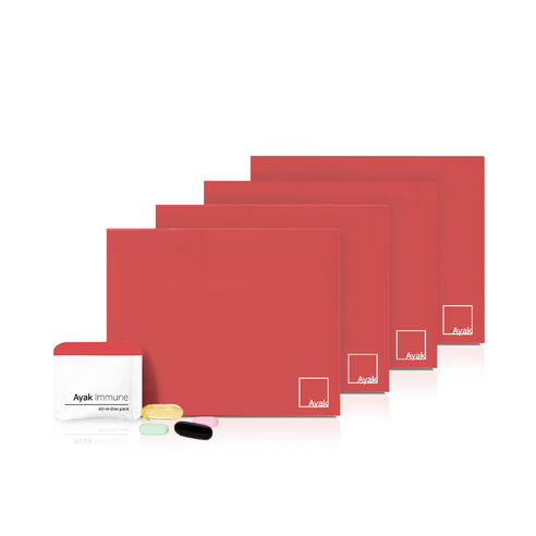 [최대10%할인] 약사가 만든 면역력 영양제 멀티팩 멀티비타민 프로폴리스 오메가3 테아닌 아약 이뮨 멀티팩, 84.84g, 4개