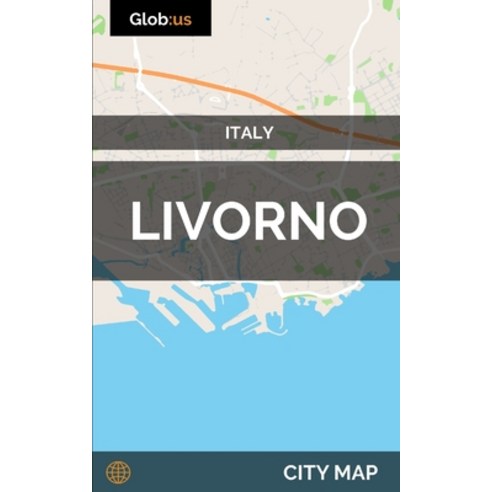 (영문도서)Livorno Italy - City Map Paperback, English, 9781973213550, Independently Published