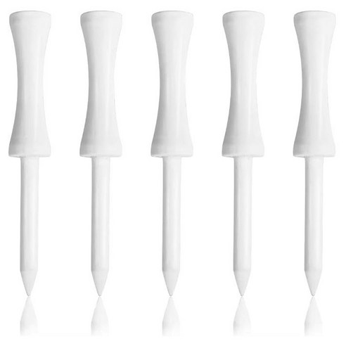 건파더 높이고정 대나무 골프티 드라이버 티꽂이 화이트 100개