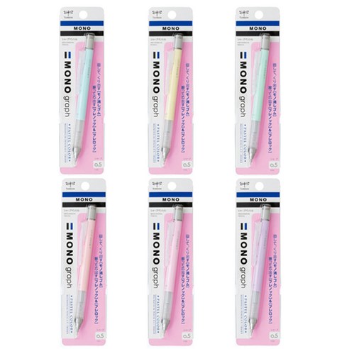 톰보 모노그래프 파스텔컬러 샤프, 0.3mm 민트 그린, 1개