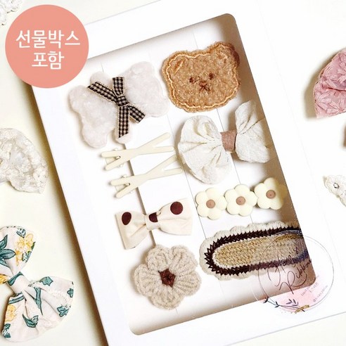 가성비특가 우리 아이 머리숱 요정 만들기: 홍스리본 곰돌이 헤어핀 9종 세트 리뷰