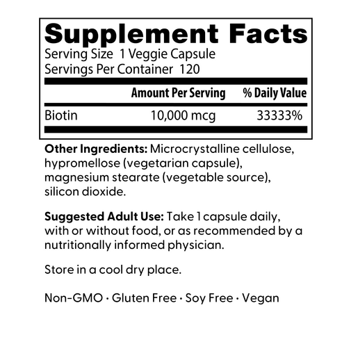 닥터스베스트 비오틴 10000mcg 베지 캡슐 120정, 1개 맛있게 먹은 솔직 후기 - 상품 이미지 4