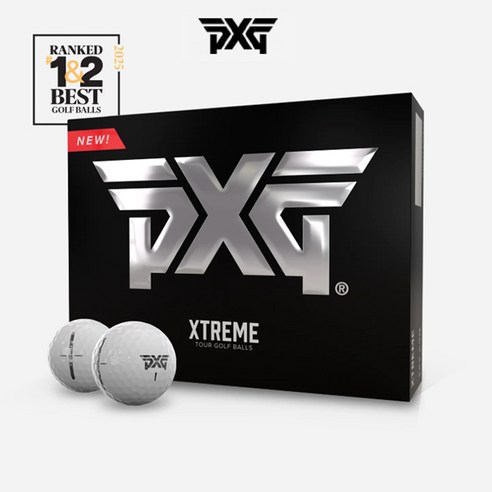PXG 익스트림 투어 골프공 3피스 12구 2026, 화이트, 1개, 12개입, 화이트
