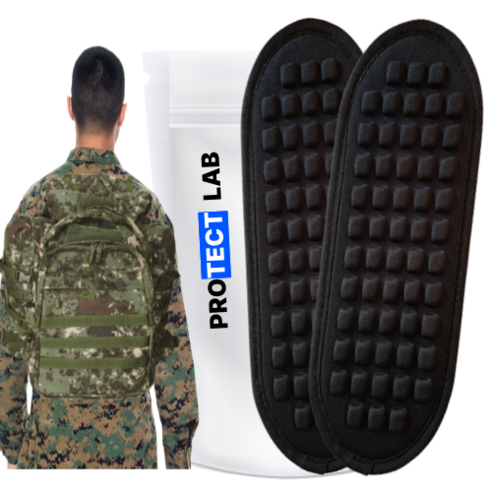 프로텍트랩 군대 신형 5줄 어깨패드 보호대 조교용 군장, 1세트