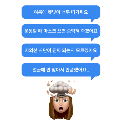 베리픽스 자외선차단 마스크 얼굴 햇빛가리개 얼굴가리개 골프 이미지 2