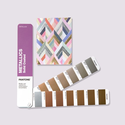(새상품) PANTONE 팬톤 컬러가이드 메탈릭 팬덱 코팅 (1권) GG1507C 팬턴 컬러칩 칼라북, 1개
