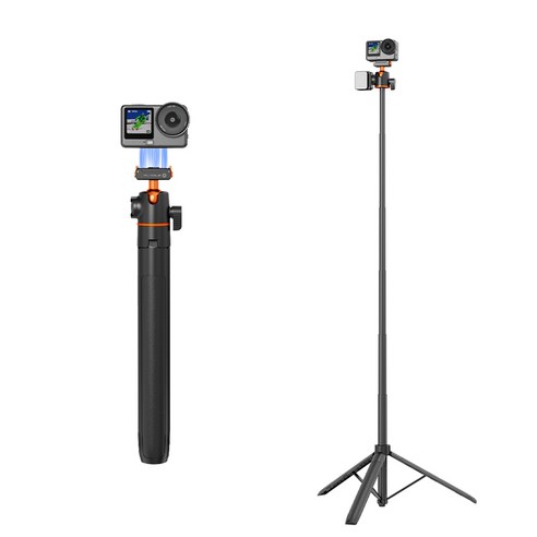 FLYMILE 마그네틱 퀵 릴리즈 삼각대 | DJI Osmo Action3/4/5 Pro/6/Nano 호환, 1개, for nano/action 6