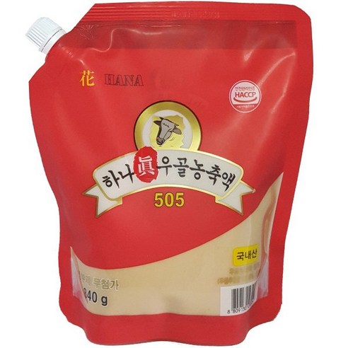 새마원 하나진 우골농축액 사골 농축액 육수 엑기스 국물 국 곰국, 840g, 12개