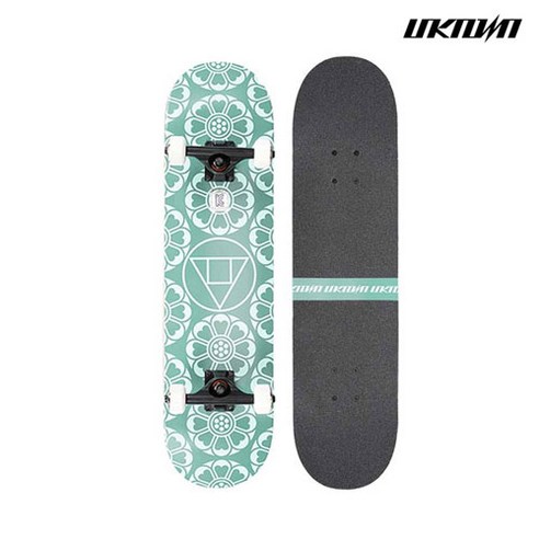 언노운 정품 고급형 K-SKATEBOARD 80.5cm 어린이 성인 스케이트보드, 1개, K-SKATEBOARD MINT