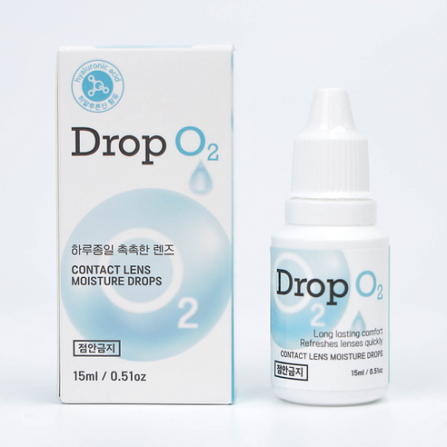 드롭오투 히알루론산 함유 렌즈습윤제, 1개, 15ml