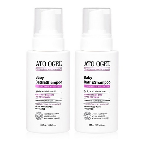 씻기고 나면 사라지는 보습감 때문에 늘 고민이었나요 아토오겔바스앤샴푸