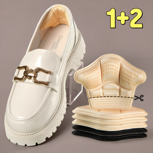 4pcs 원사이즈업패드 신발 사이즈 줄이기 클때 운동화 뒤꿈치 패드 로퍼... 착용 후기 | 사이즈/핏 총정리 - 상품 이미지 2