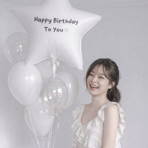 32인치 대형 별 풍선 생일 축하 가랜드 세트, 1세트, 32인치 별 세트