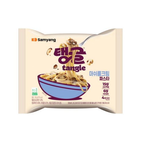 tangle 머쉬룸 크림파스타 105g, 12개