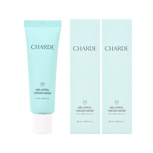 [Gift 실리콘 브러쉬 1개] 샤르드 멜라케어 필크림 마스크 솔직 후기 | 피부 타입별 분석 썸네일