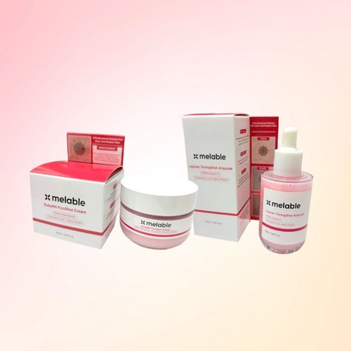 메라블 루비알엔 피코샷 크림+루비알엔 토닝샷 앰플