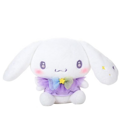 GOYES 산리오 캐릭터 봉제 인형 귀여운 선물 인형, 1개, 퍼플 시나모롤, 25cm