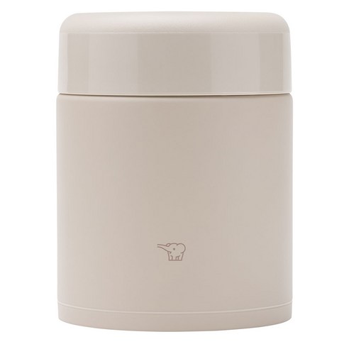 조지루시 보온죽통 SW-KA40 400ml 소형 푸드자 이유식 보냉, 베이지, 1개