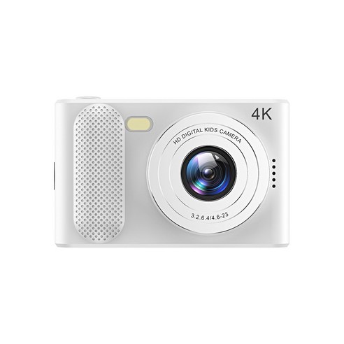 SorJar 고화질 디지털카메라 4800w 휴대용 소형카메라 2.4 인치 64GB, 흰색
