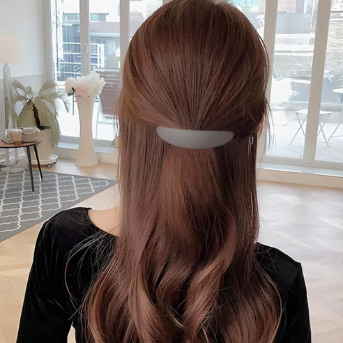 매일 아침 머리 스타일링 고민 끝 반머리헤어핀